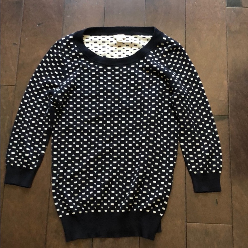 Jcrew 3/4 sleeve sweater xs